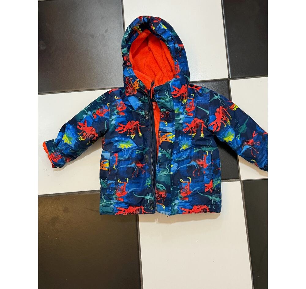 Children's Place kids' insulated winter coat/hoodie 2-in-1 18-24 months